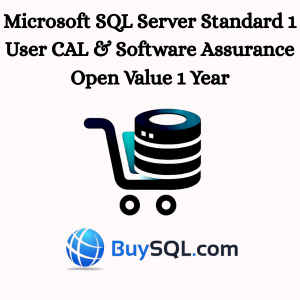 Microsoft SQL Server Standard 1 User CAL & Software Assurance Open Value 1 Year