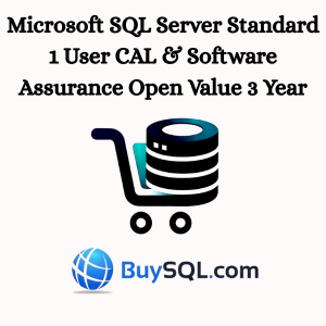 Microsoft SQL Server Standard 1 User CAL & Software Assurance Open Value 3 Year