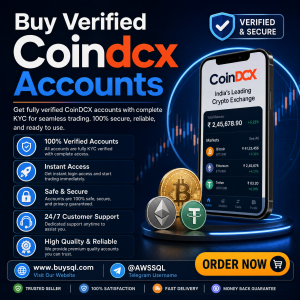 Buy Verified Coindcx Accounts