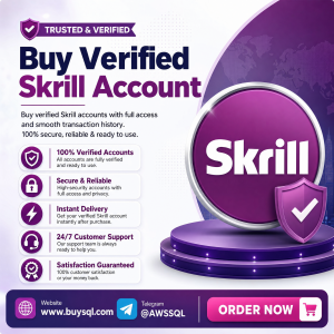 Buy Verified Skrill Account